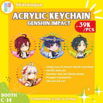 Acrylic Keychain Genshin Impact ver. 2